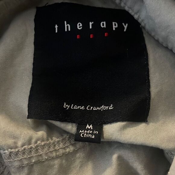 Therapy by Lane Crawford Full Zip Khaki Jacket Women’s Medium - Picture 7 of 7